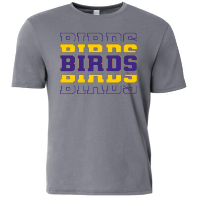 Voorheesville Repeating Birds  - Softek Short Sleeve Tee  Thumbnail