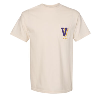 Vintage Voorheesville Blackbirds-NY - Garment-Dyed Heavyweight Pocket T-Shirt Thumbnail