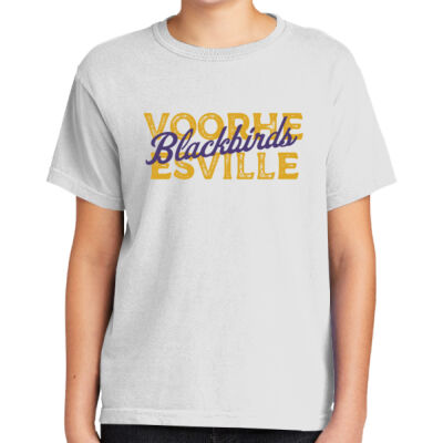 Voorheesville Blackbirds  - Youth Heavyweight Ring Spun Tee Thumbnail