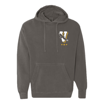 Voorheesville "V" - Garment-Dyed Hooded Sweatshirt Thumbnail