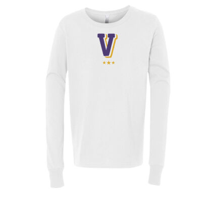 Vintage Voorheesville Blackbirds  - Youth Jersey Long Sleeve Tee Thumbnail