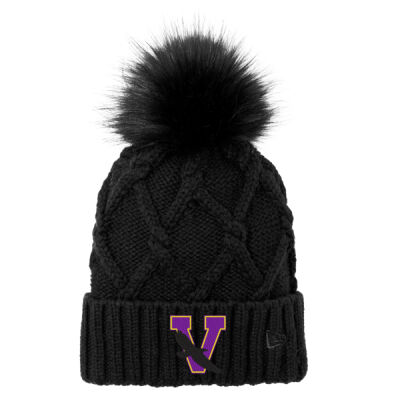 District V - Faux Fur Pom Beanie Thumbnail